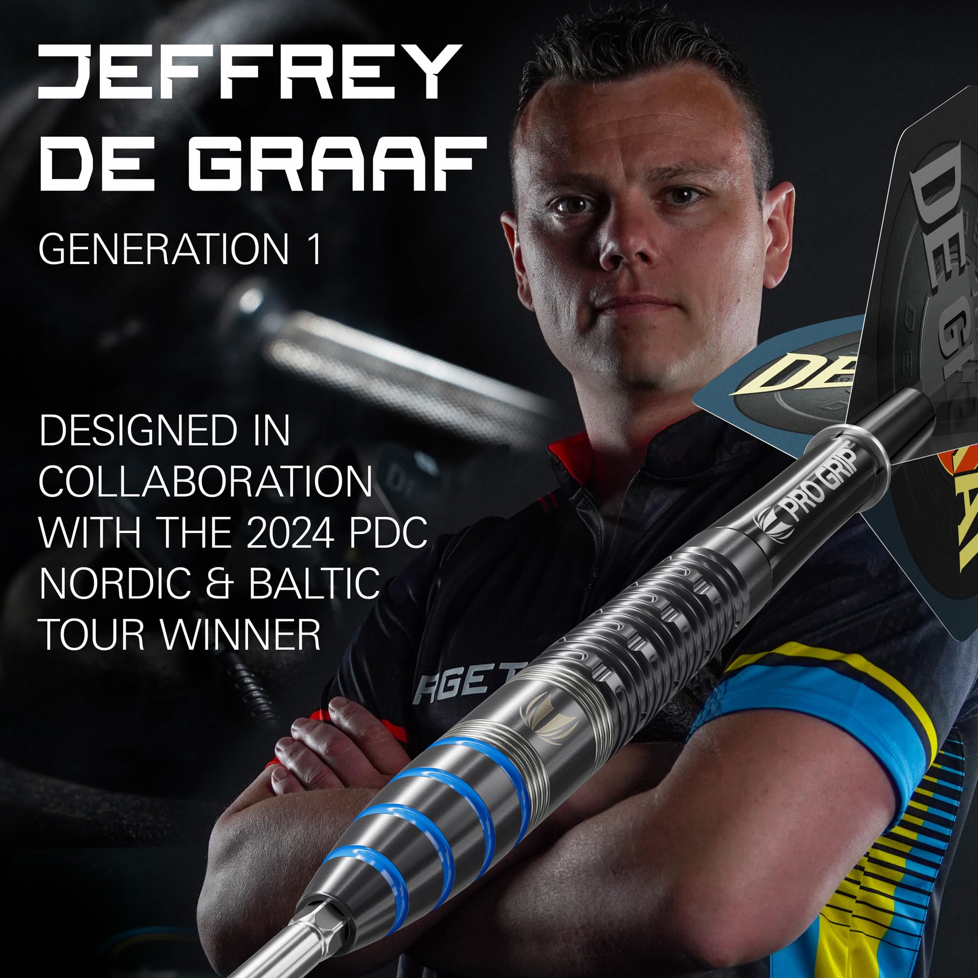 target-jeffrey-de-graaf-gen1-steeldarts-23g-90-tungsten image 2