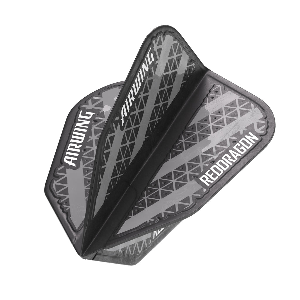 red-dragon-nitro-flite-airwing-dart-flights-schwarz-grau-v-standard image 1