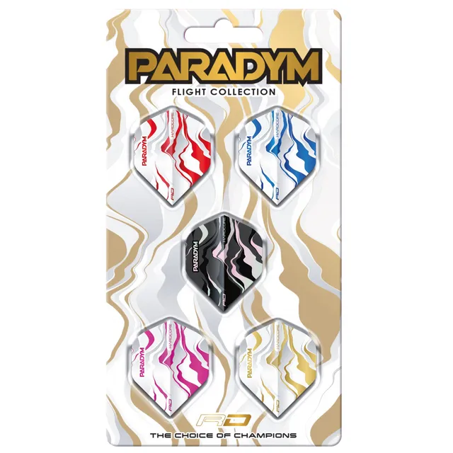 red-dragon-paradym-flight-card-dartflights-set image 1