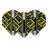 red-dragon-hardcore-black-yellow-dartflights-12er-pack-standard image 2