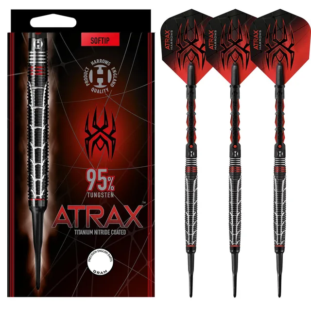 harrows-atrax-95-softdarts-20g-wolfram-mit-carbon-shafts image 1