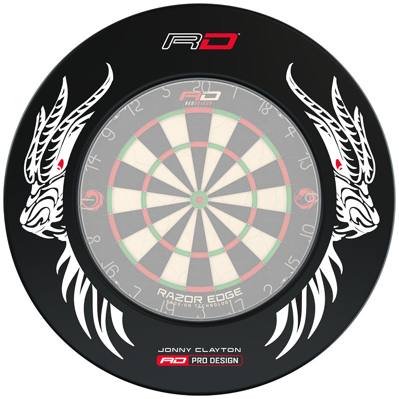 red-dragon-jonny-clayton-dartboard-surround-auffangring image 2