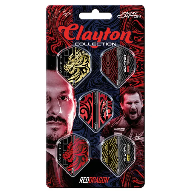 red-dragon-jonny-clayton-hardcore-flights-collection-5-sets image 1