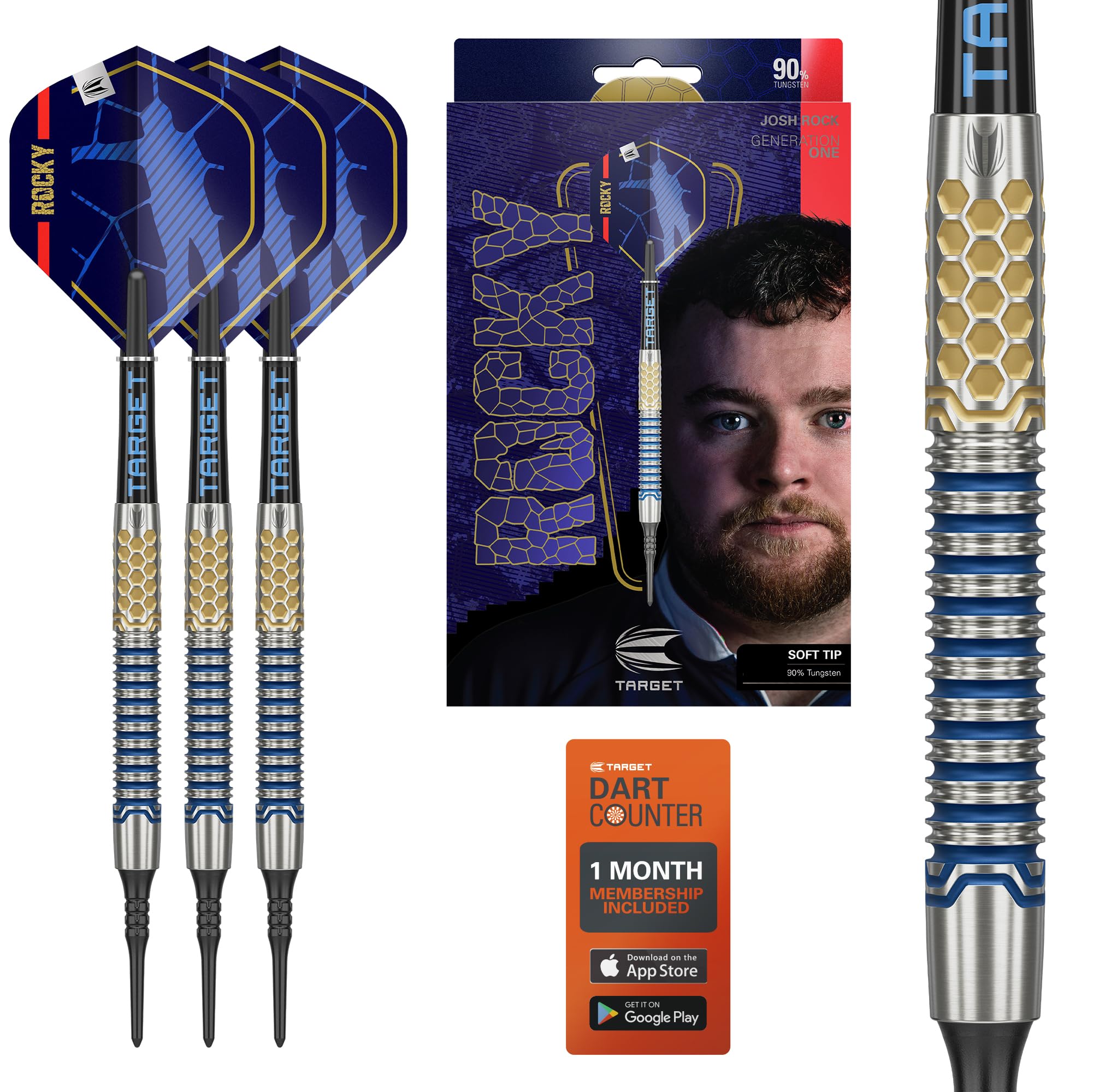 target-josh-rock-gen-1-softdarts-20g-90-tungsten-pixel image 1