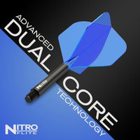 red-dragon-nitro-flite-flights-schwarz-blau-integriert-3-stk image 7