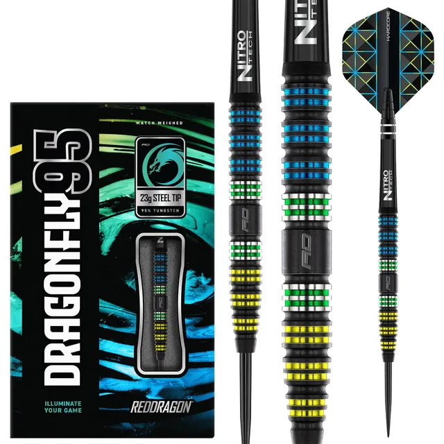 red-dragon-dragonfly-95-steeldarts-tapered-schwarz-95-tungsten image 1