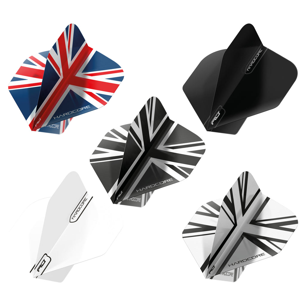 red-dragon-hardcore-union-jack-flights-selection-5-sets image 1