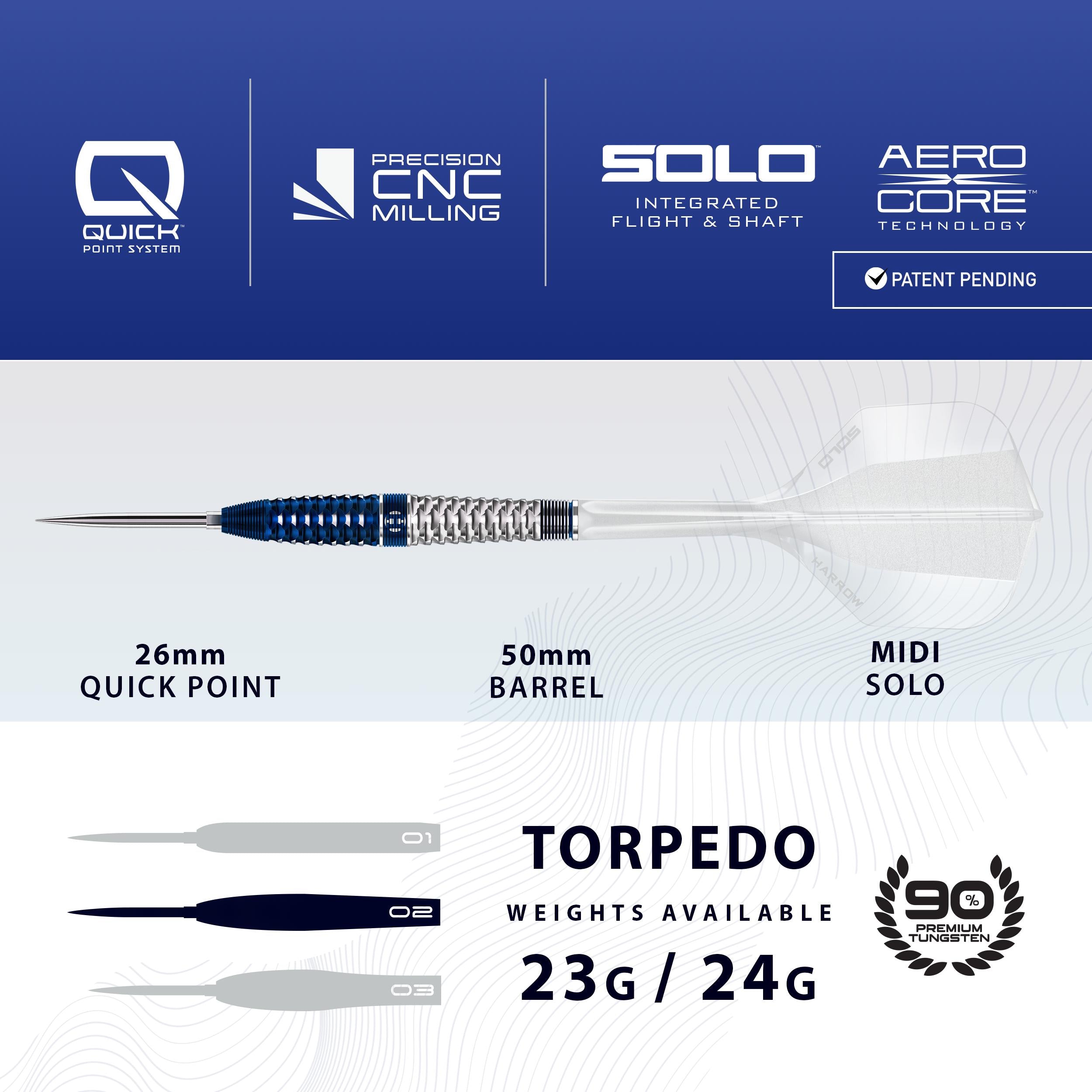 harrows-geo-02-steeldarts-90-23g-quick-point-set image 3
