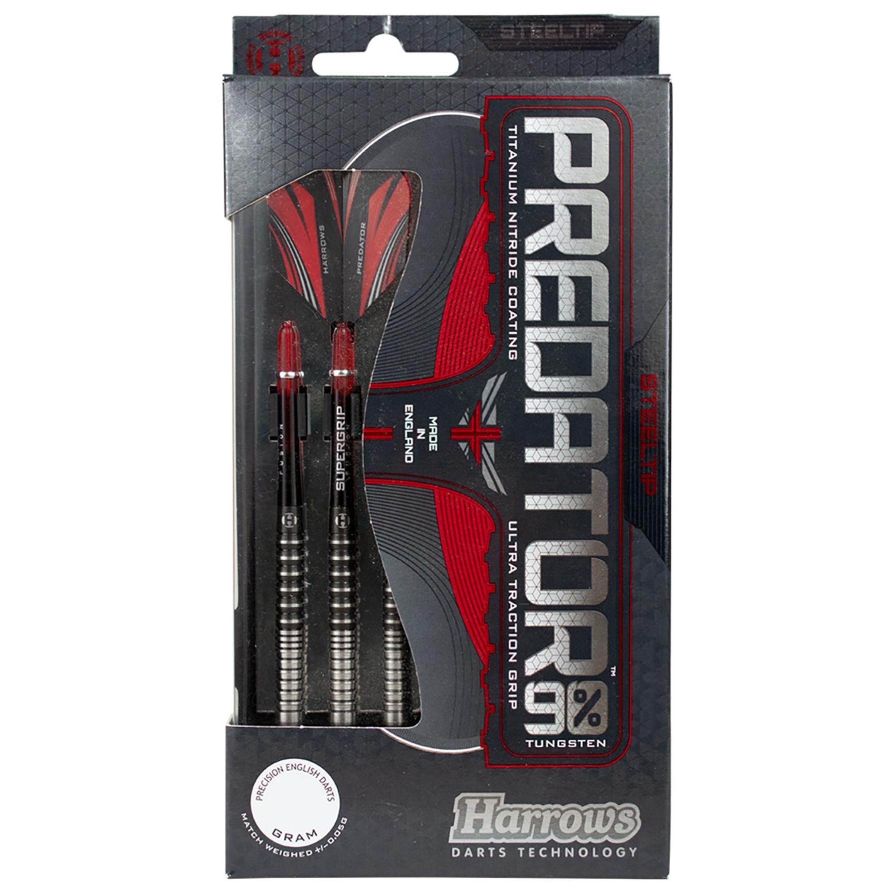 harrows-predator-90-steeldarts-23gr-schwarzes-tungsten image 5