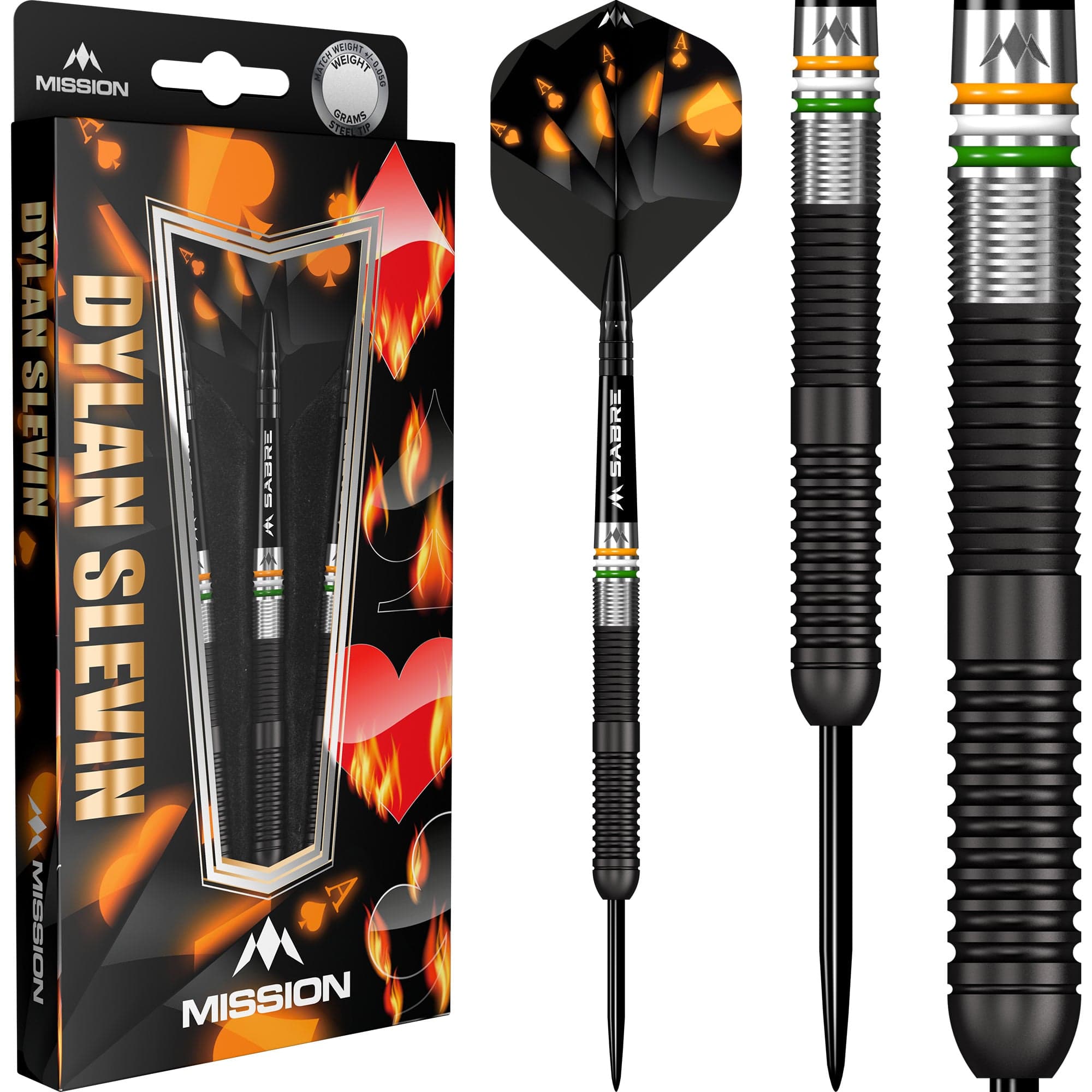 mission-dylan-slevin-steeldarts-23g-90-black image 3