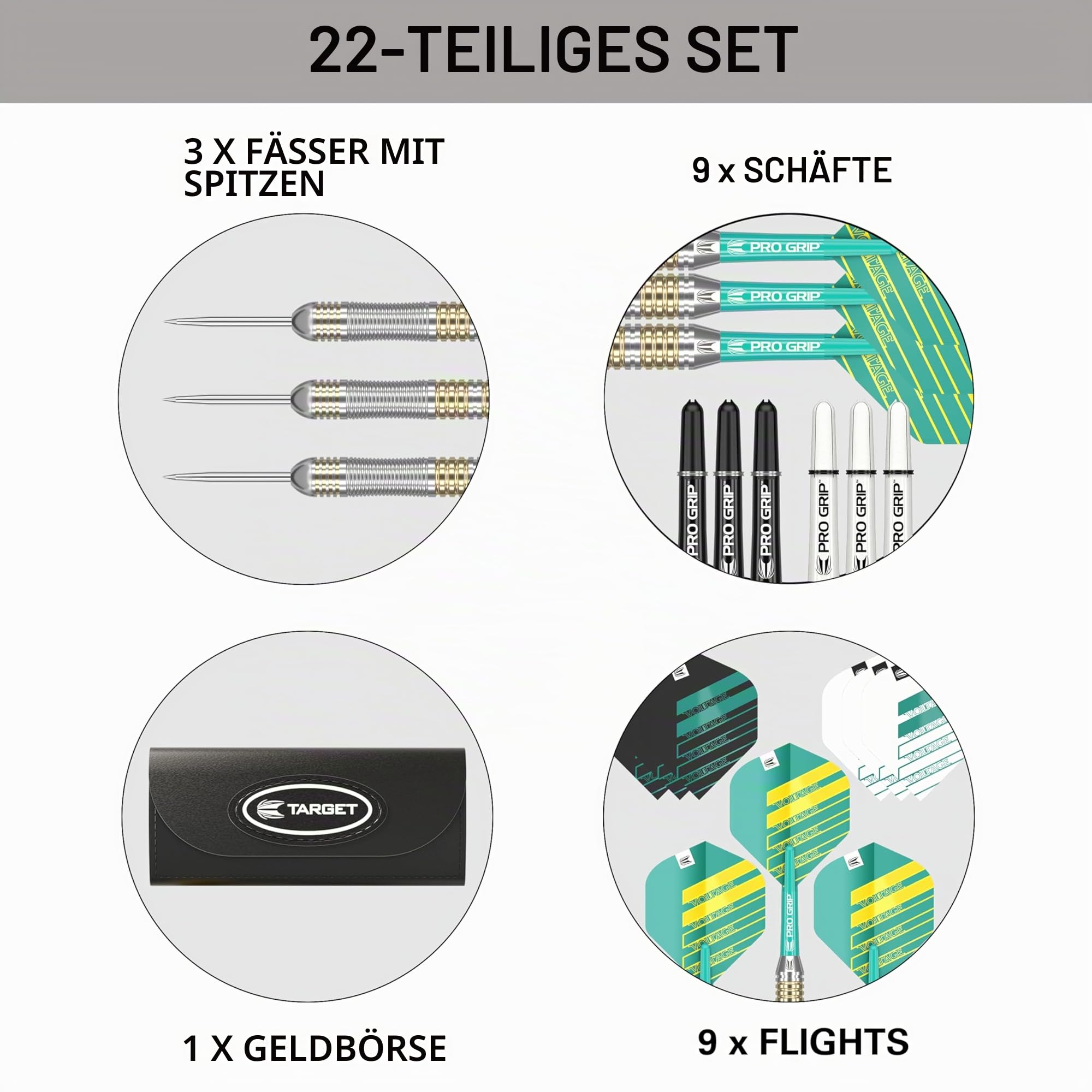 target-rob-cross-22g-messing-steeldarts-set-mit-wallet image 5