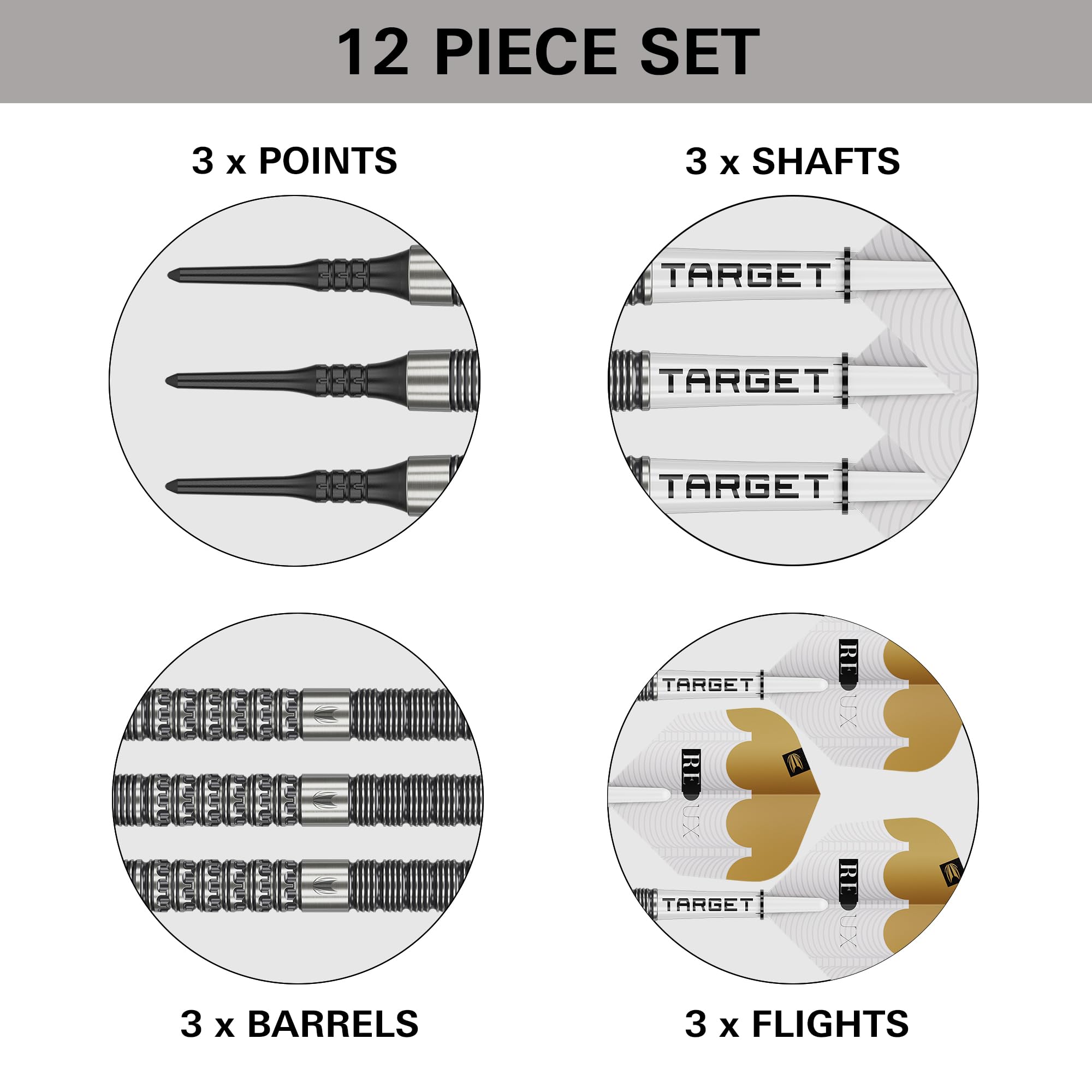 target-redux-softdarts-18g-90-tungsten-pixel-grip-set image 4