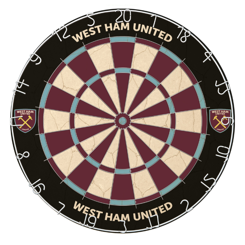 red-dragon-hardcore-west-ham-united-dartscheibe-sisal image 1