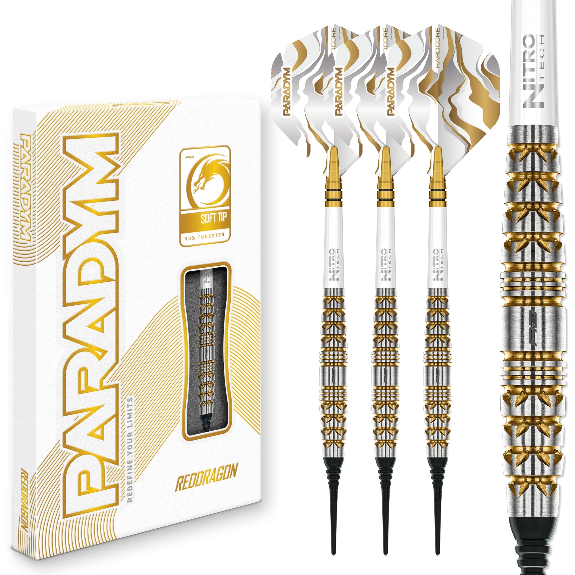 red-dragon-paradym-softdarts-18g-gold-silber-torpedo image 1