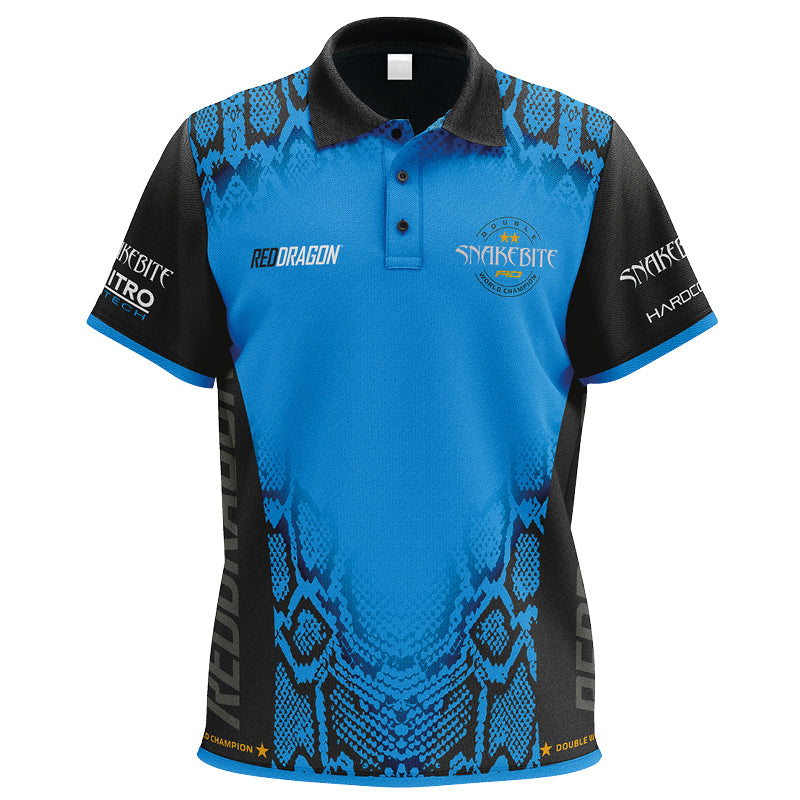 red-dragon-peter-wright-snakebite-dwc-tour-dart-polo image 1
