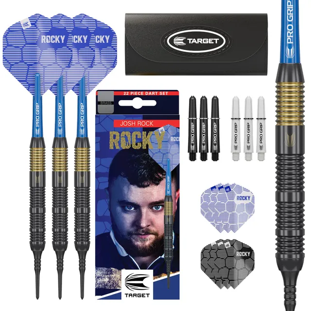target-josh-rock-softdarts-18g-brass-set-mit-case-pixel image 1