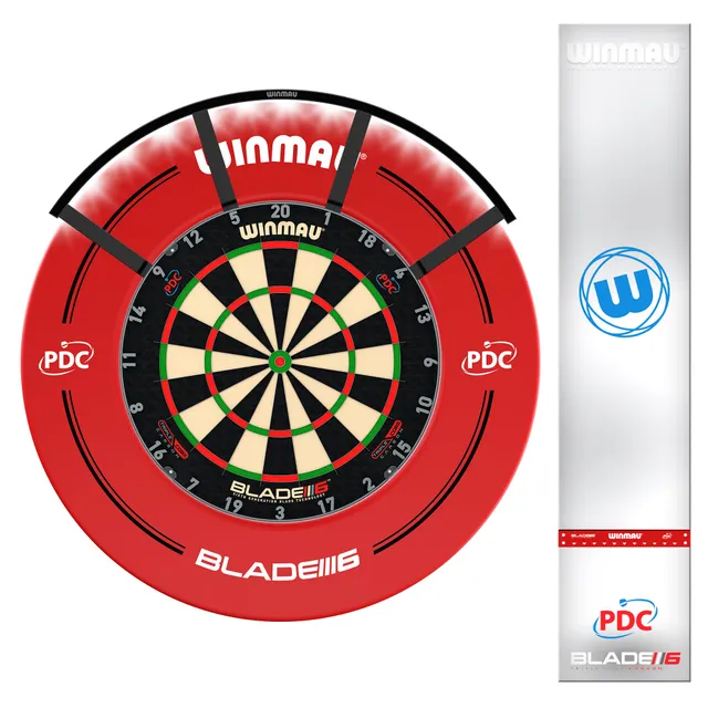 red-dragon-hardcore-champs-bundle-dart-heim-setup-mit-board image 1