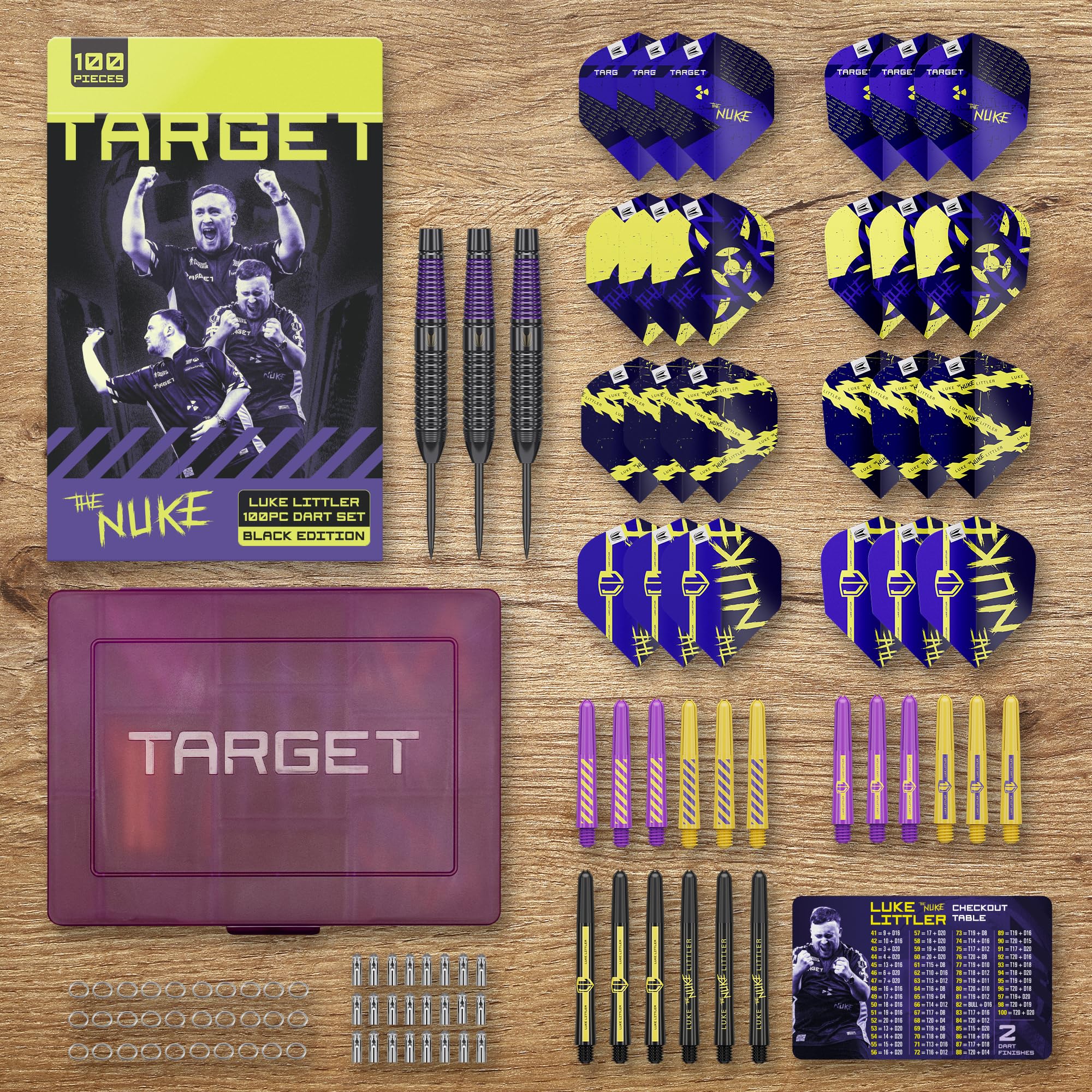 target-luke-littler-brass-dart-set-22g-100-teilig-steeldarts image 6