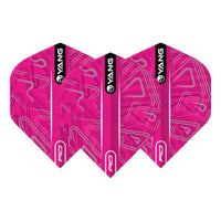 red-dragon-hardcore-yin-yang-flights-schwarz-pink-9-st-ck image 2