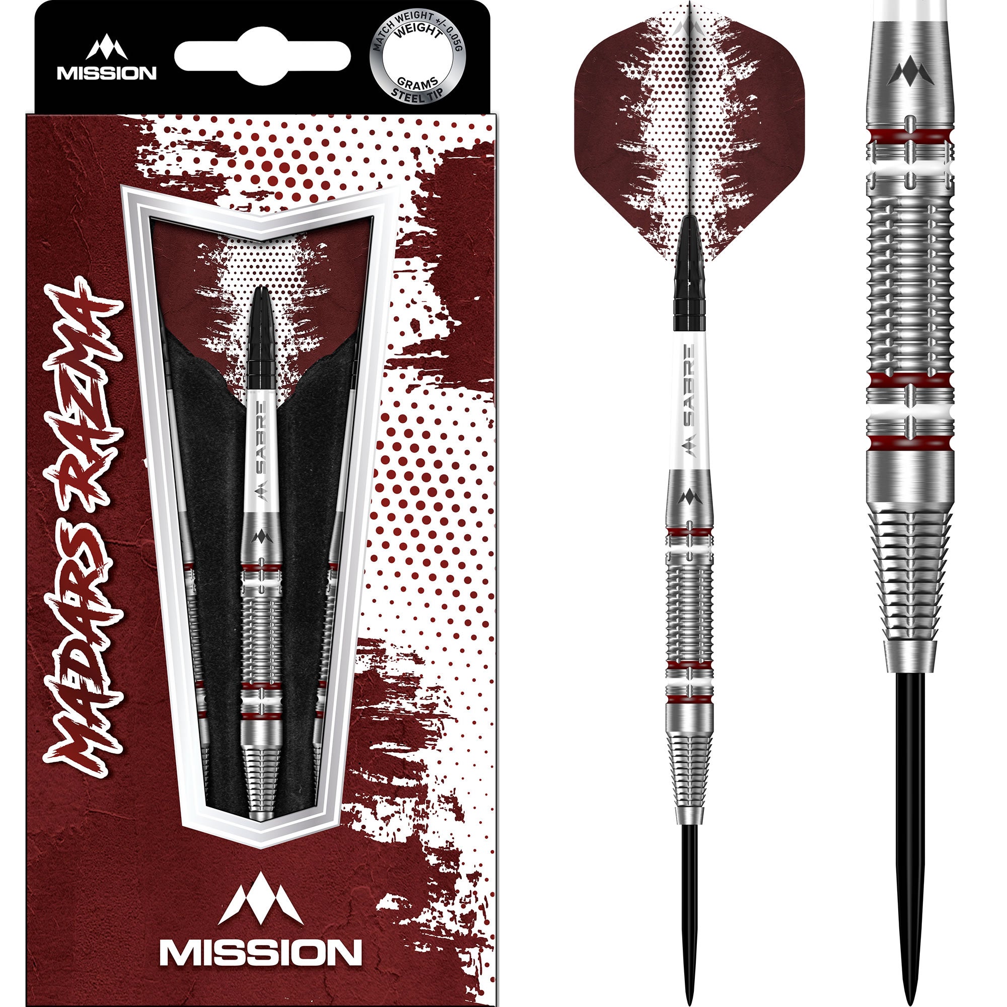 mission-madars-razma-steeldarts-95-tungsten-23g-rot-wei image 1