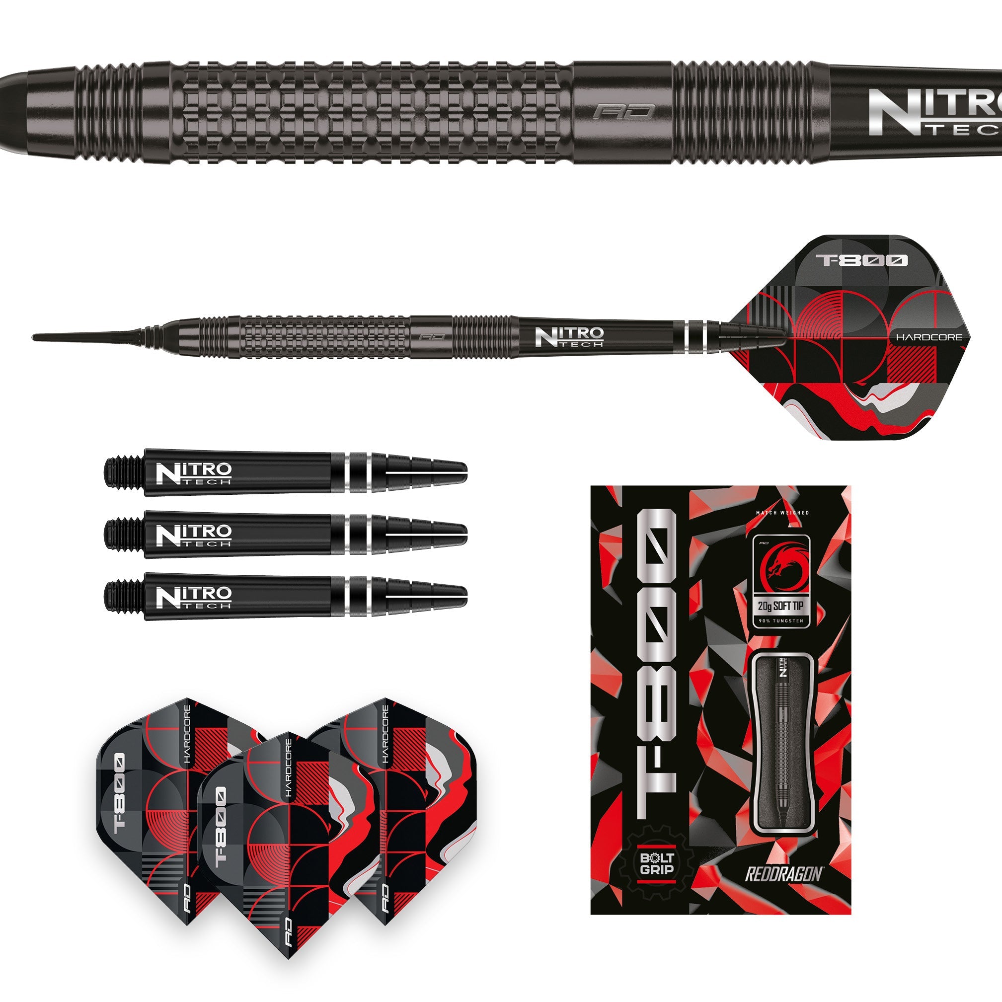 red-dragon-t-800-18g-softdarts-stealth-schwarz-90 image 7