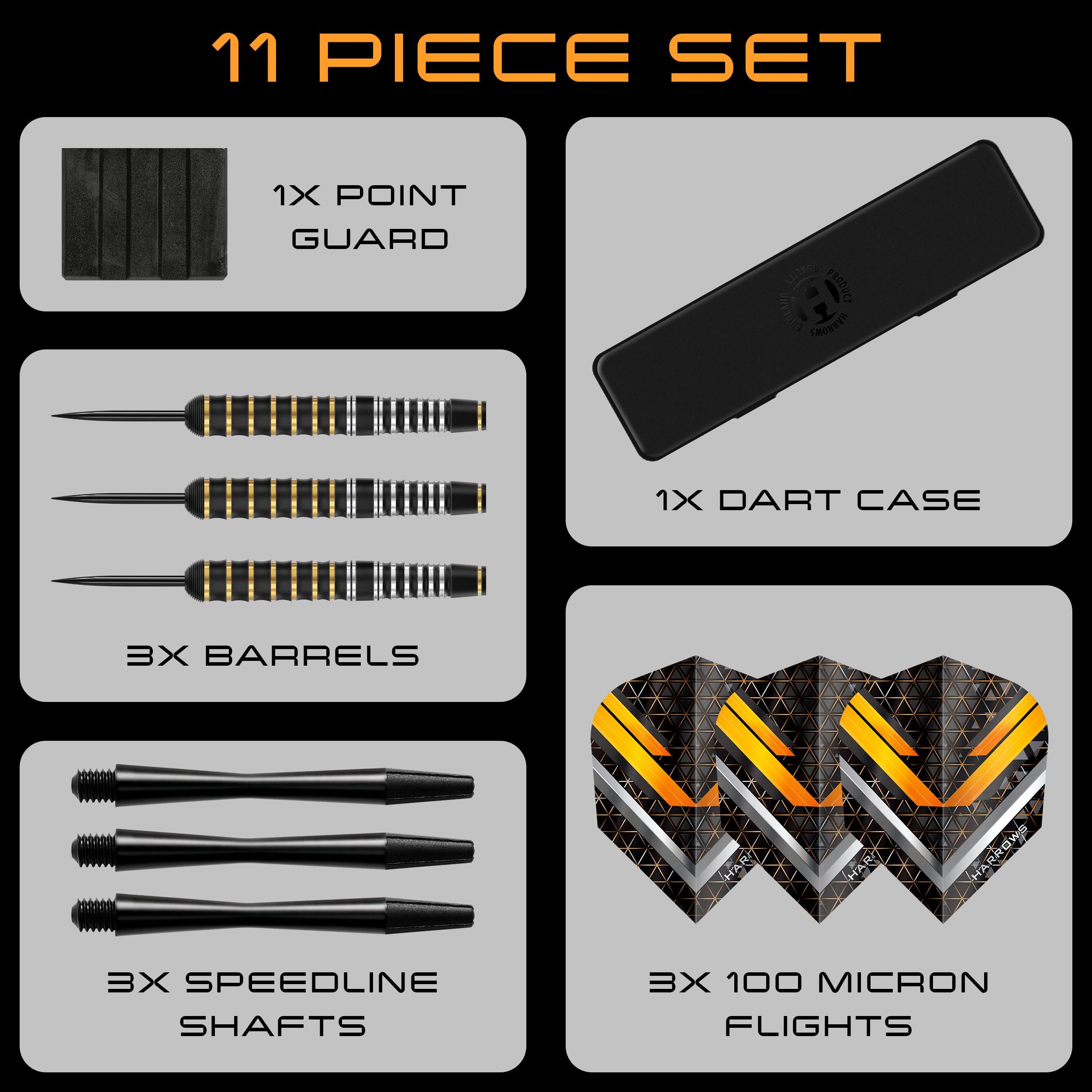 harrows-vulcan-steeldarts-24g-gummi-grip-schwarz-gold image 4