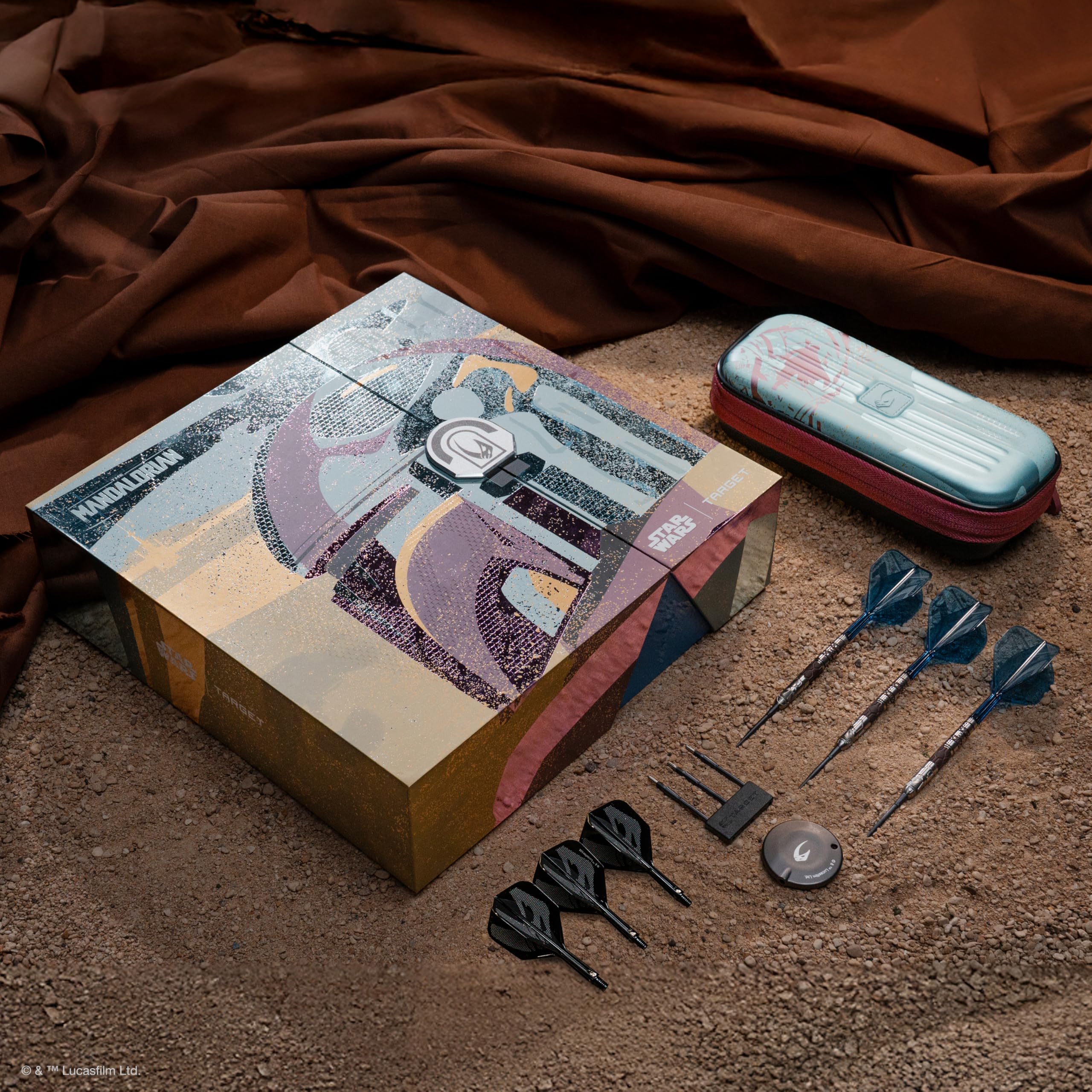 target-mandalorian-steeldarts-95-22g-set-mit-wallet-k-flex image 5