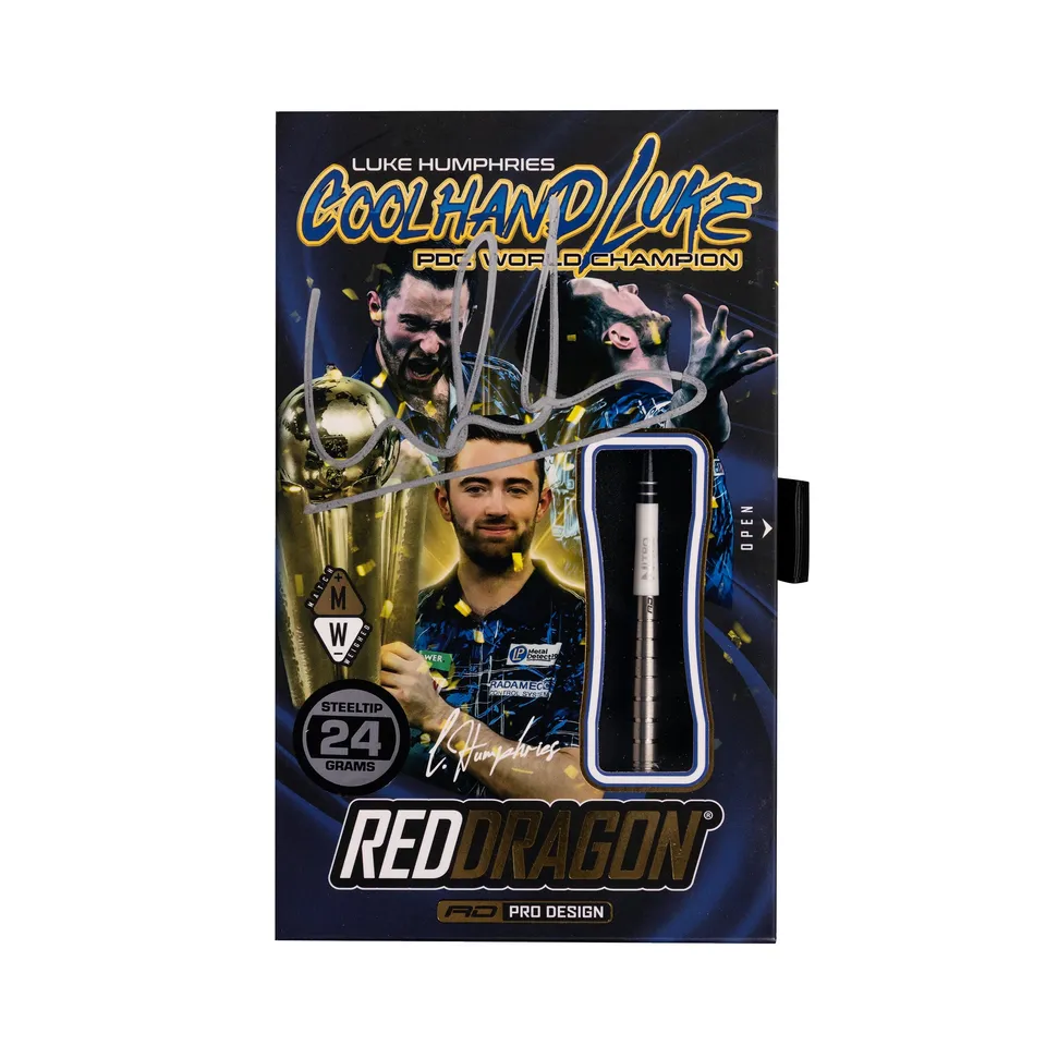 red-dragon-luke-humphries-tx1-pioneer-steeldarts-22g-signiert image 1