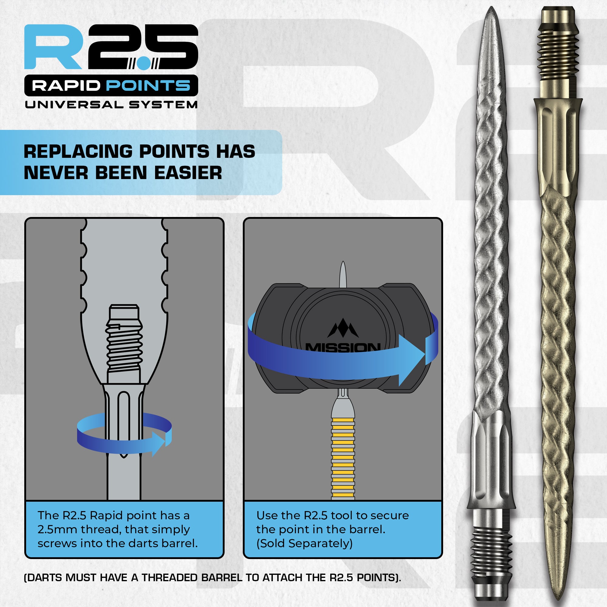 mission-r2-5-rapid-rvx-dartspitzen-silber-30mm image 7