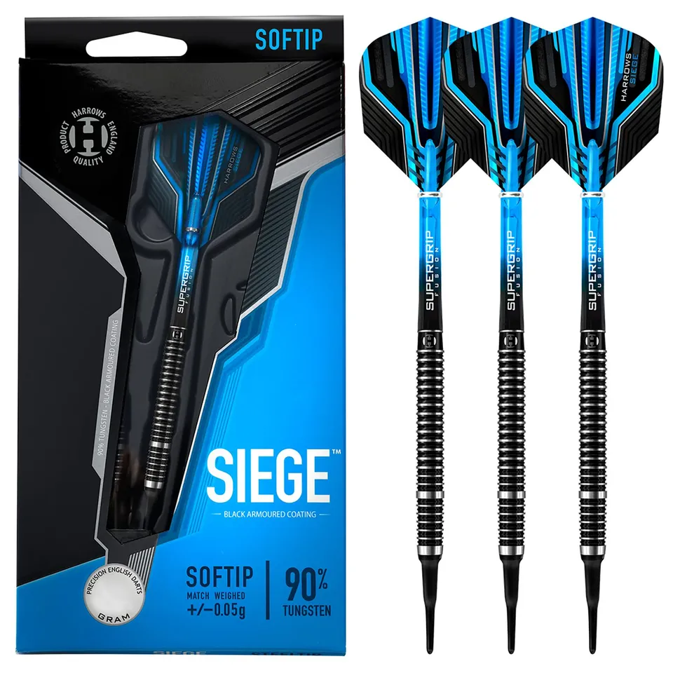 harrows-siege-90-softdarts-20g-ring-grip-schwarz image 1