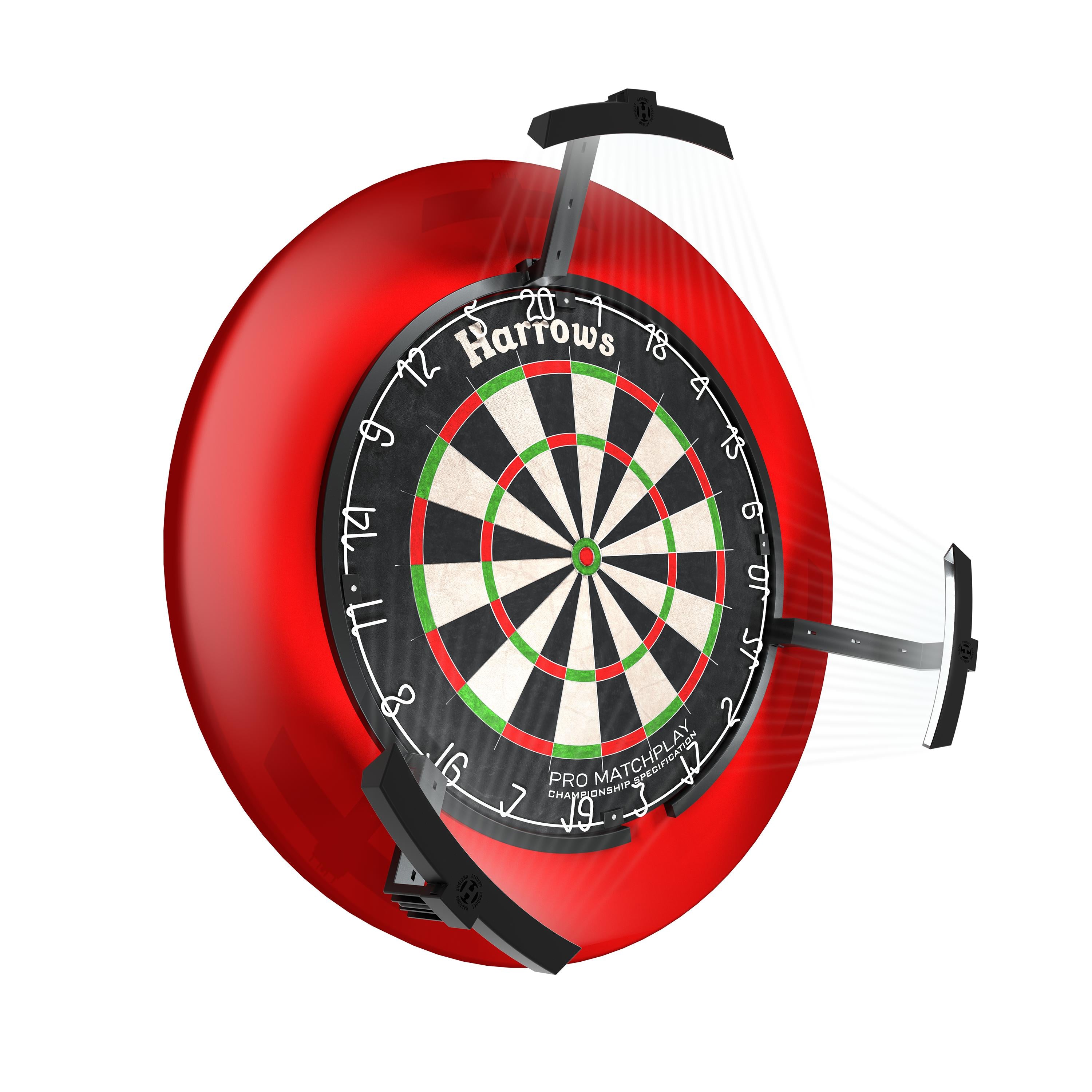 harrows-trilight-dartboard-beleuchtung-led-3-lichter image 6