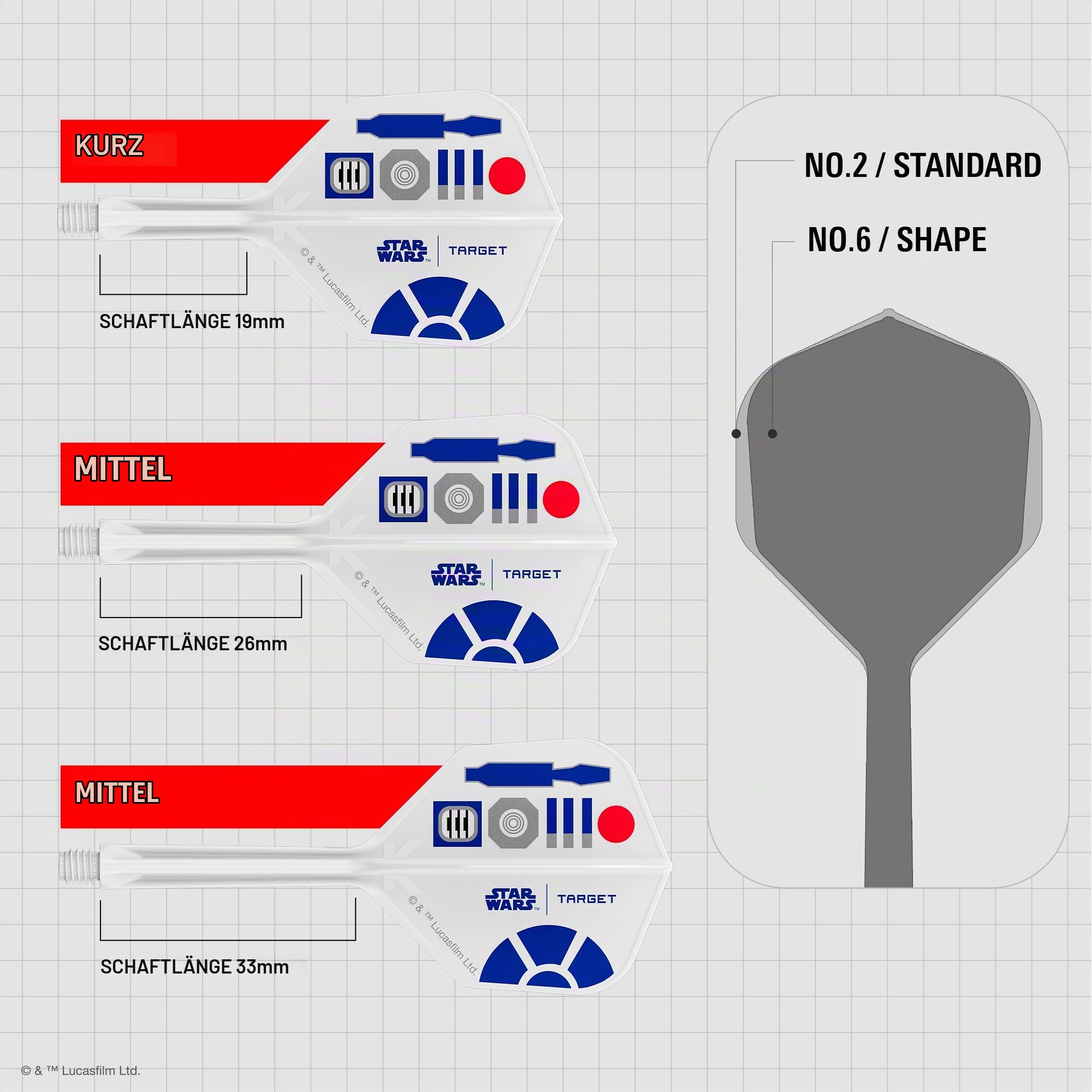 target-k-flex-r2-d2-flights-no-2-short-3er-weiss-blau image 3