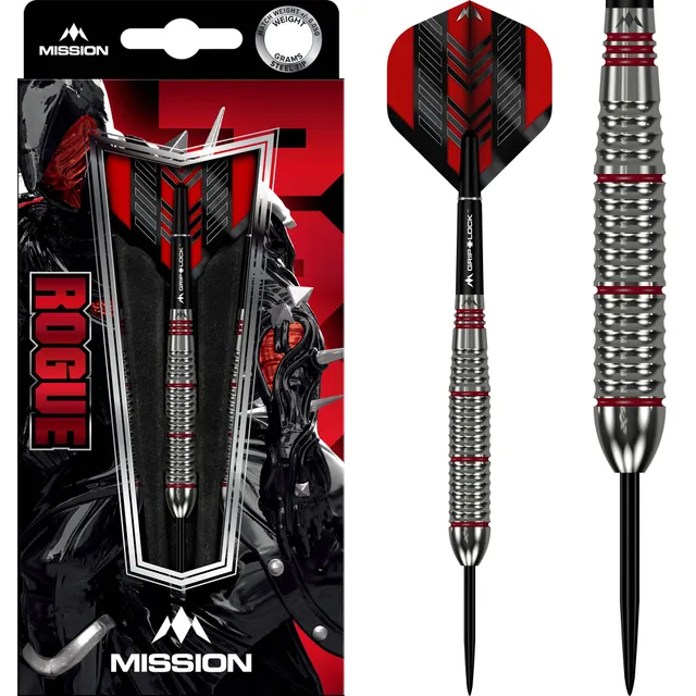 mission-rogue-steeldarts-messing-silber-rot-22g image 1