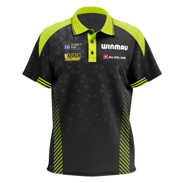 winmau-mvg-tour-poloshirt-gr-n-schwarz-xl-performance image 1