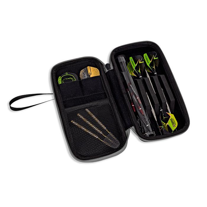 harrows-smart-dartcase-schwarz-grau-f-r-3-darts-mit-tube image 2