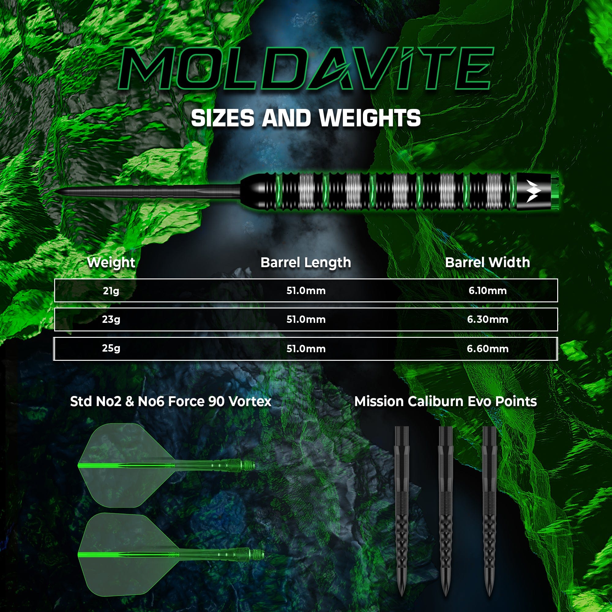 mission-moldavite-steeldarts-95-tungsten-23g-schwarz-gr-n image 5