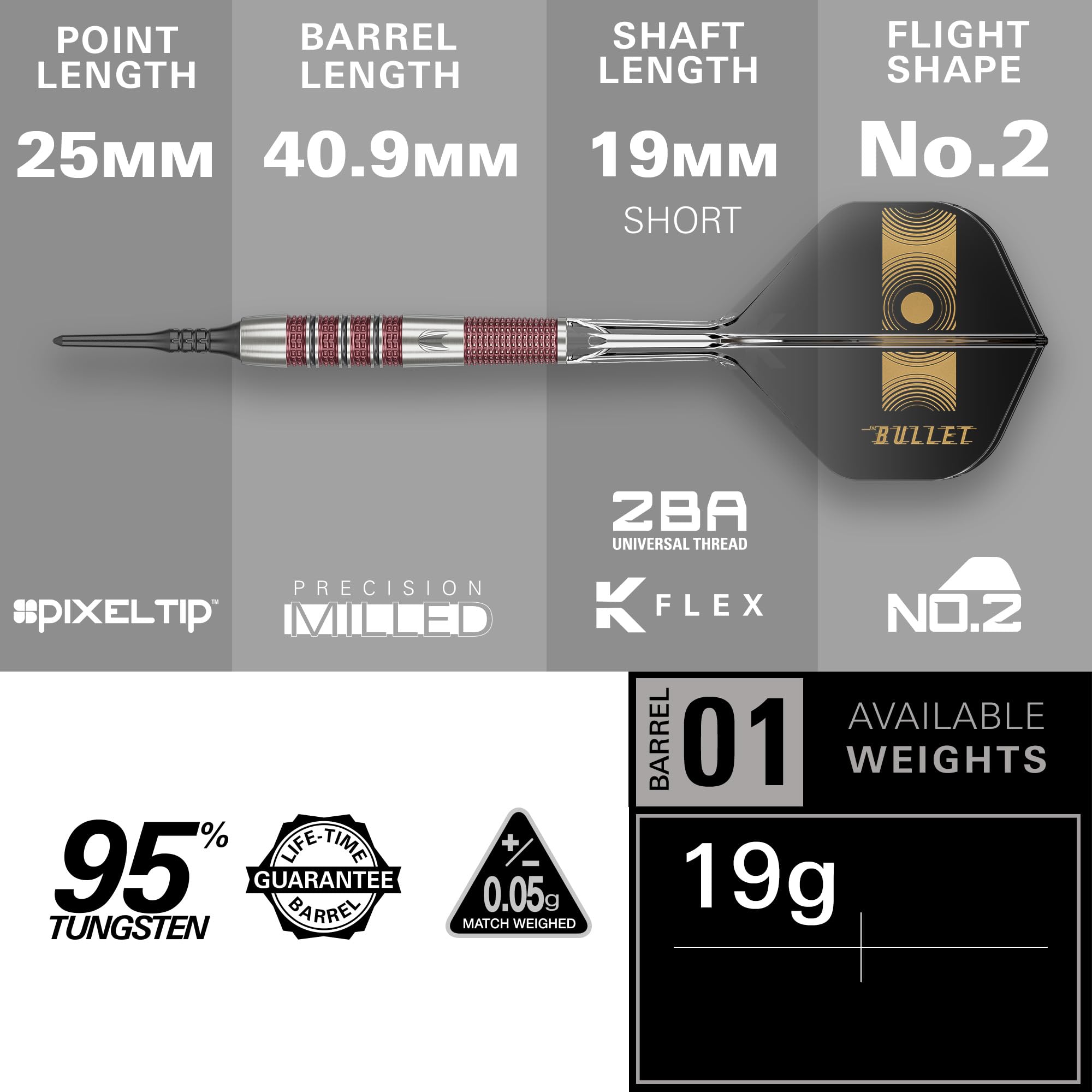 target-stephen-bunting-95k-softdarts-set-19g-mit-k-flex image 3