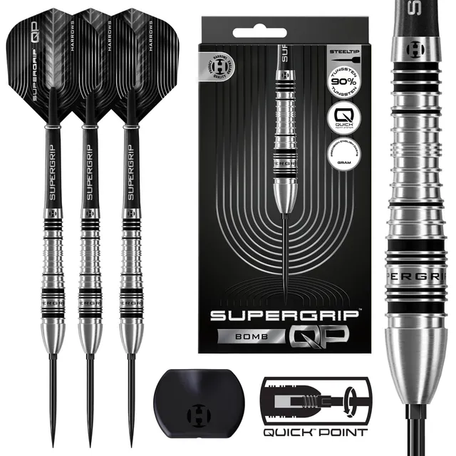 harrows-supergrip-qp-bomb-steeldarts-23g-90-tungsten image 1