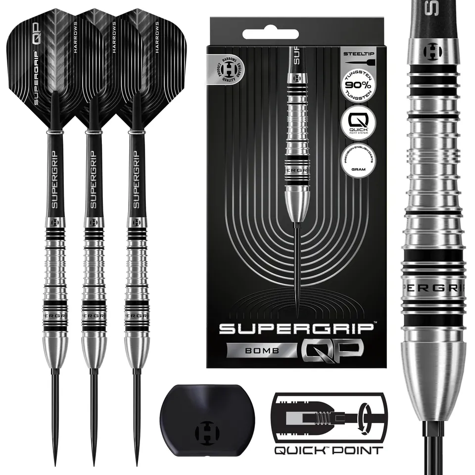 harrows-supergrip-qp-bomb-steeldarts-23g-90-tungsten image 1