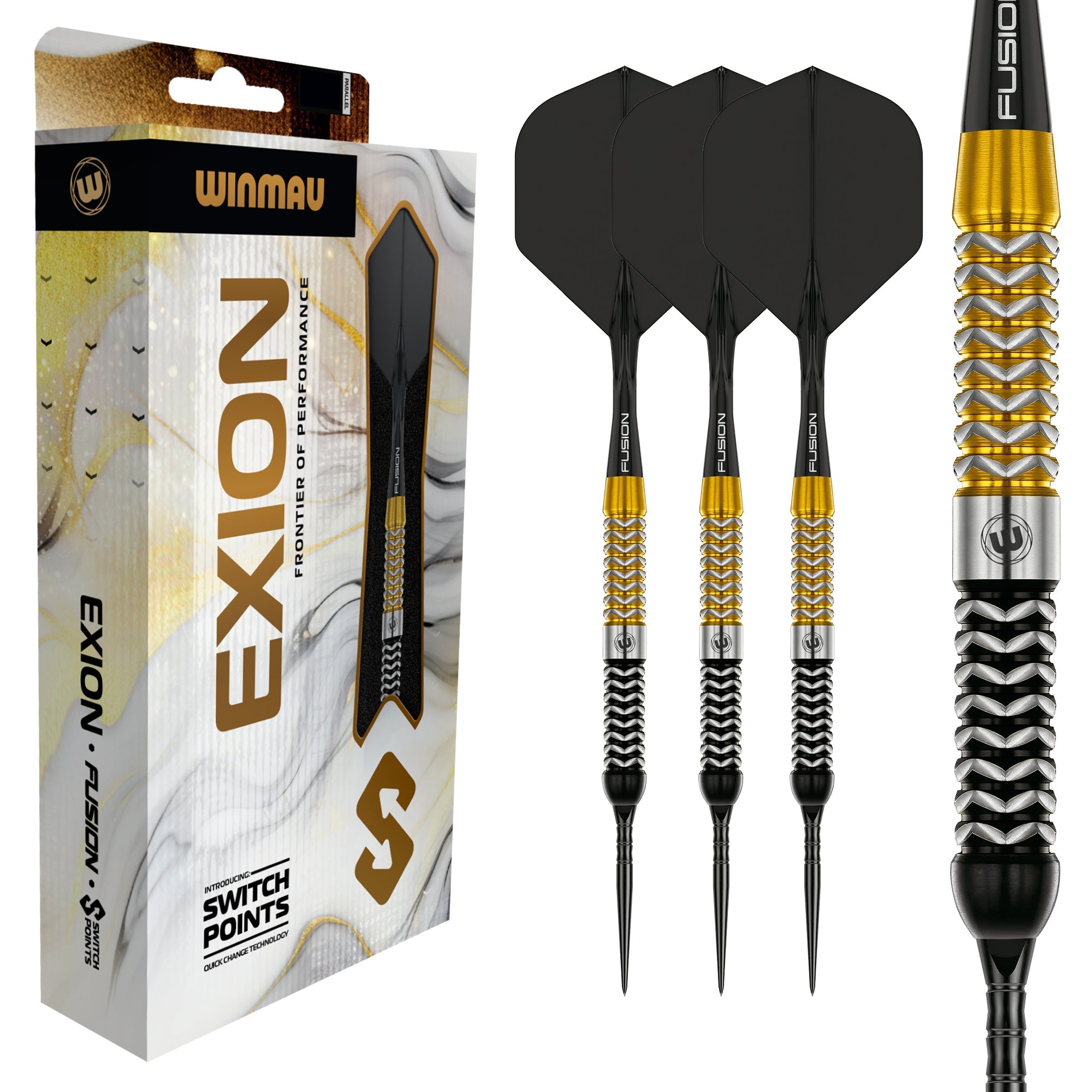 winmau-exion-switch-point-steeldarts-parallel-23-g-schwarz-gold image 2