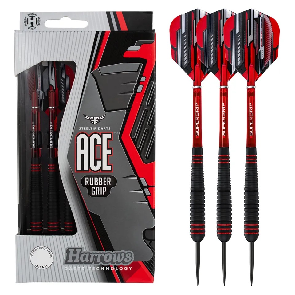 harrows-ace-steeldarts-3er-set-gummi-grip-20-26g image 1