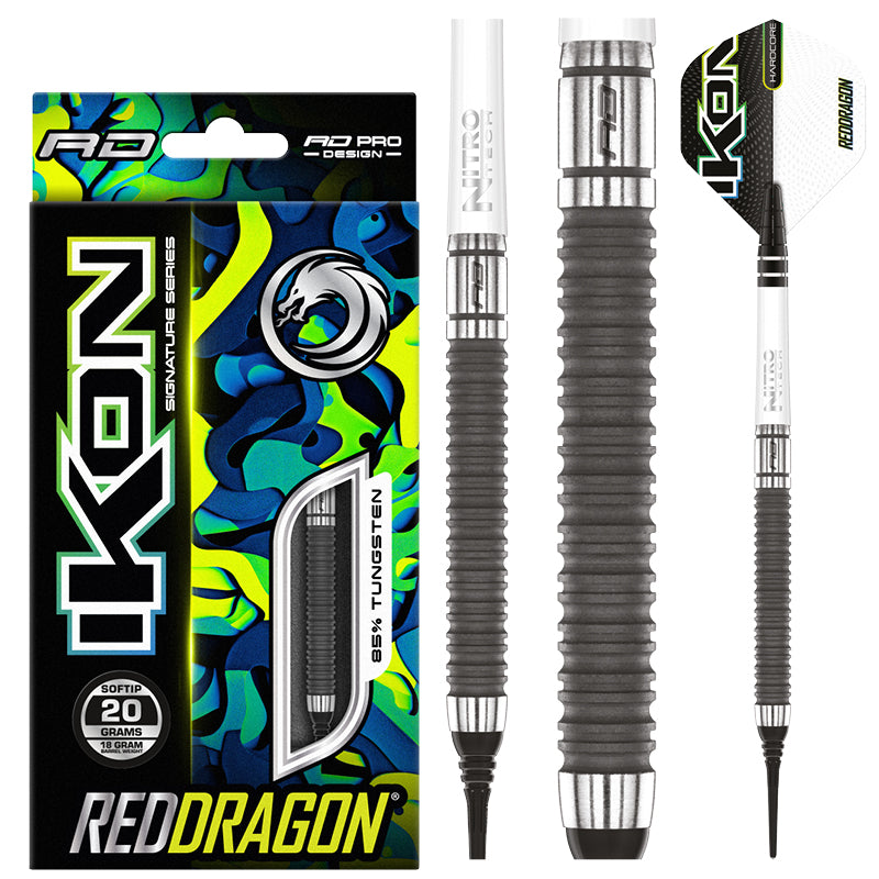 red-dragon-ikon-1-4-softdarts-18g-brooklyn-grey image 1