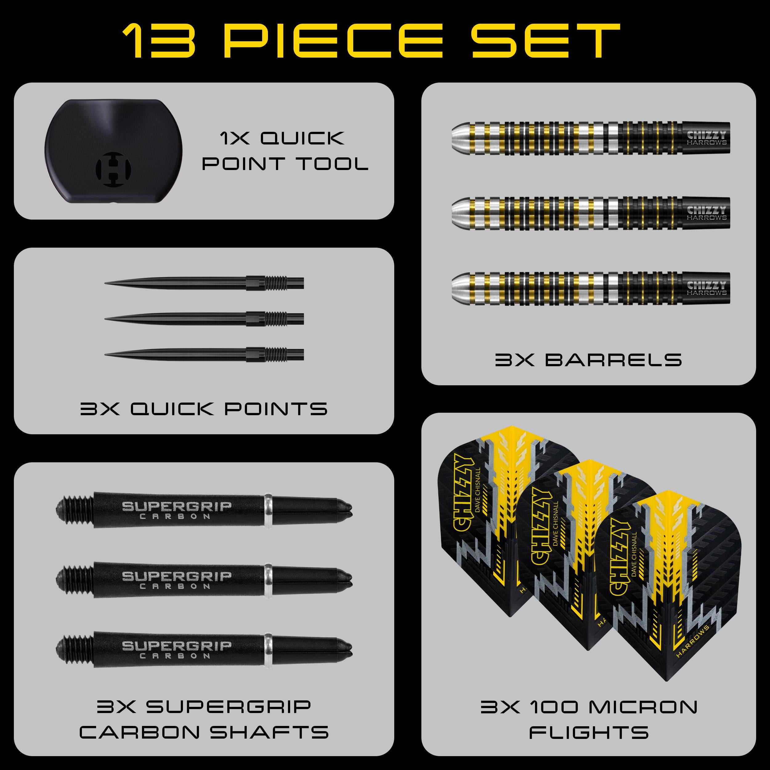 harrows-chizzy-steeldarts-24g-90-tungsten-quick-point image 7