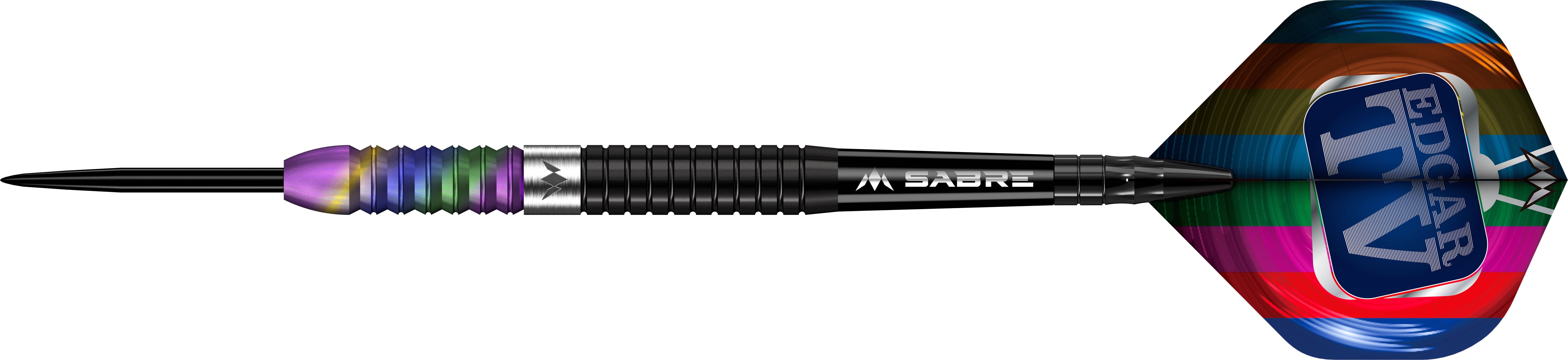 mission-matt-edgar-steeldarts-90-tungsten-23g-schwarz-koralle image 2
