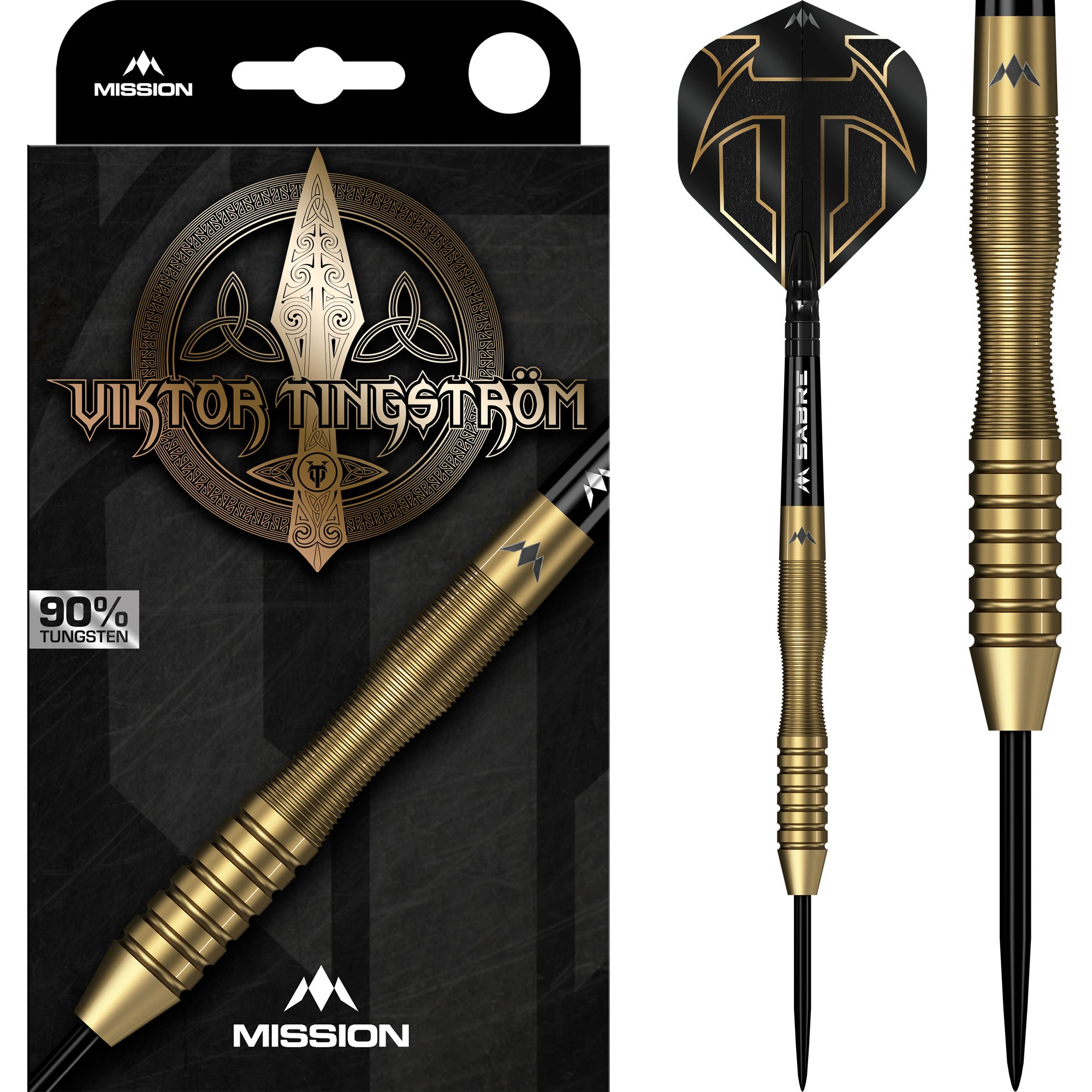 mission-viktor-tingstrom-steeldarts-90-tungsten-gold-24g image 1