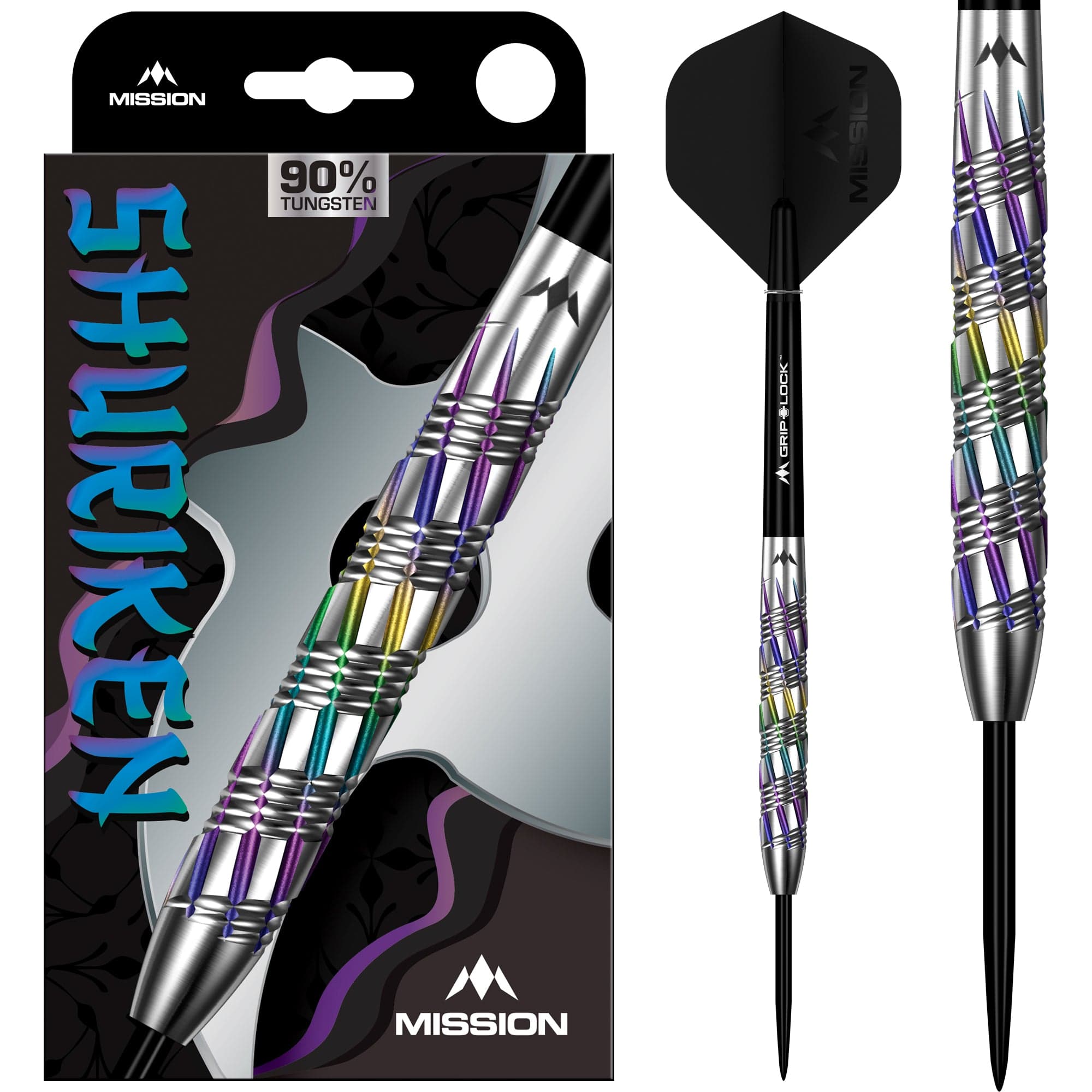 mission-shuriken-steeldarts-90-tungsten-22g-24g-coral image 1