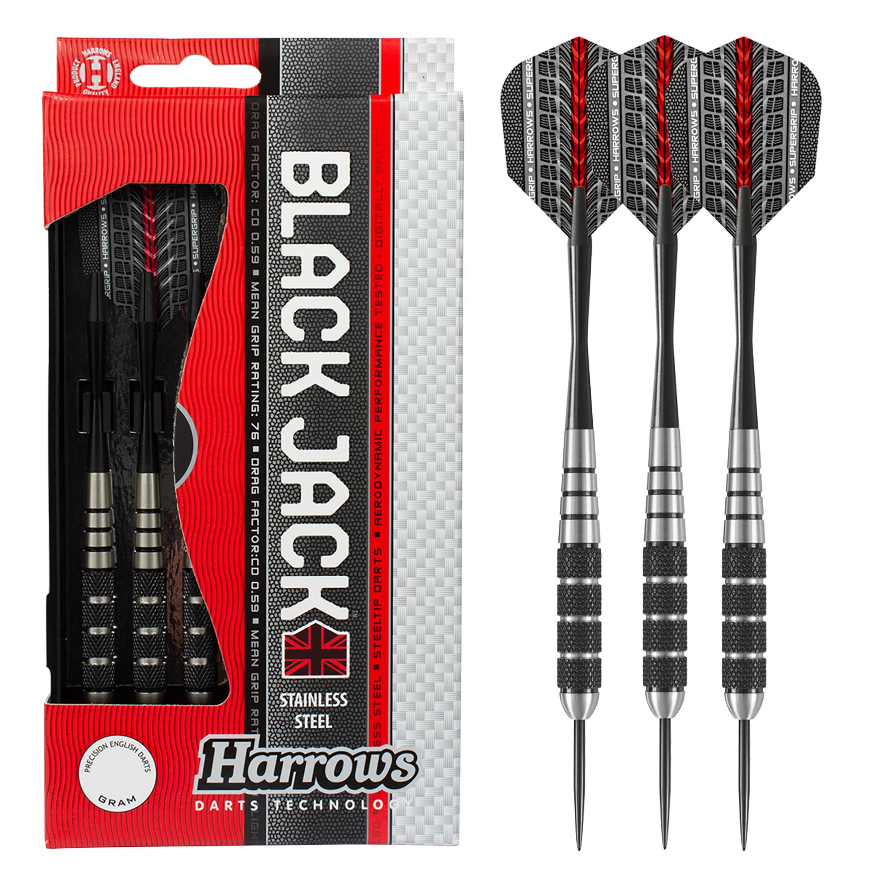 harrows-black-jack-22g-steeldart-schwarz-grip image 1