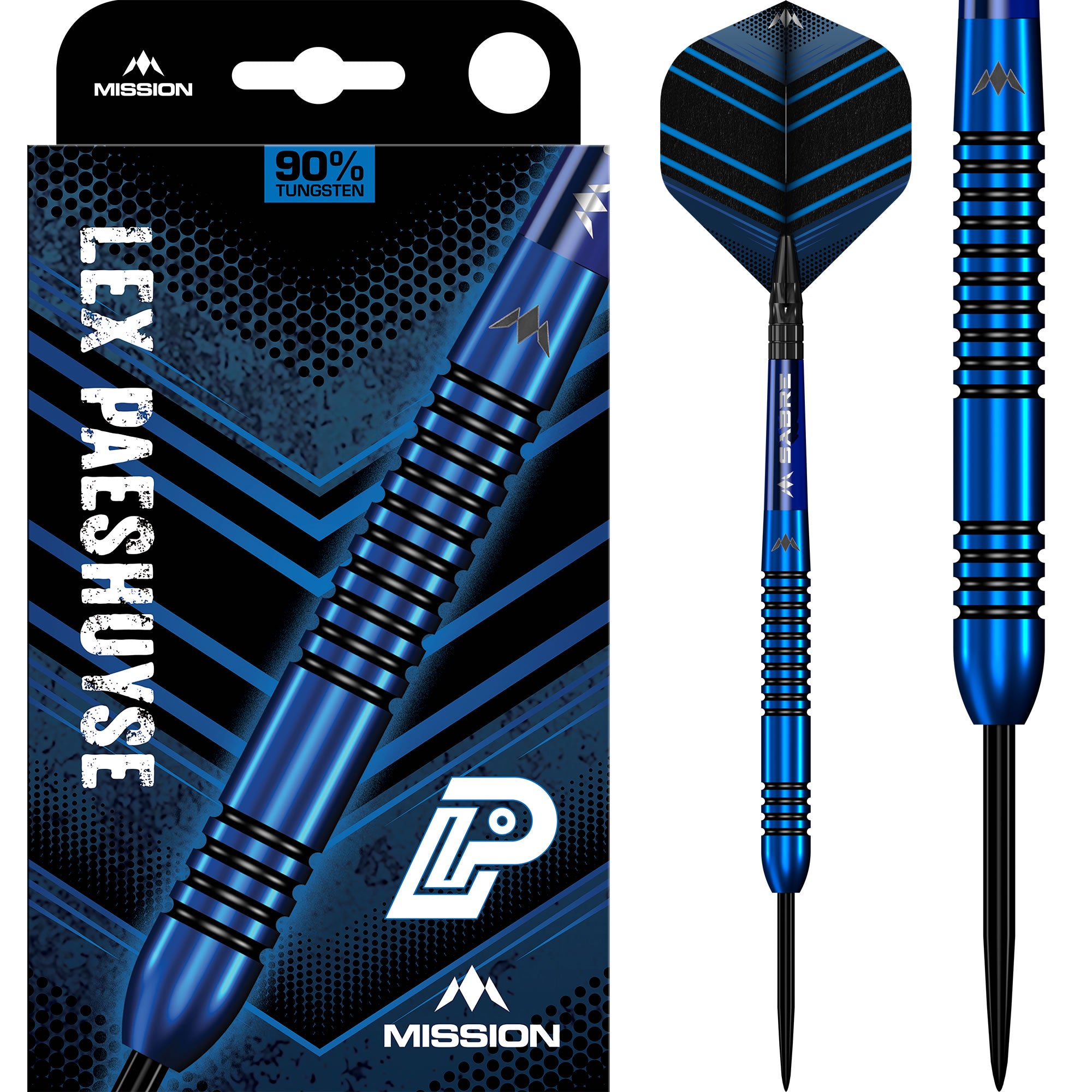 mission-lex-paeshuyse-steeldarts-90-tungsten-blau-22g image 1