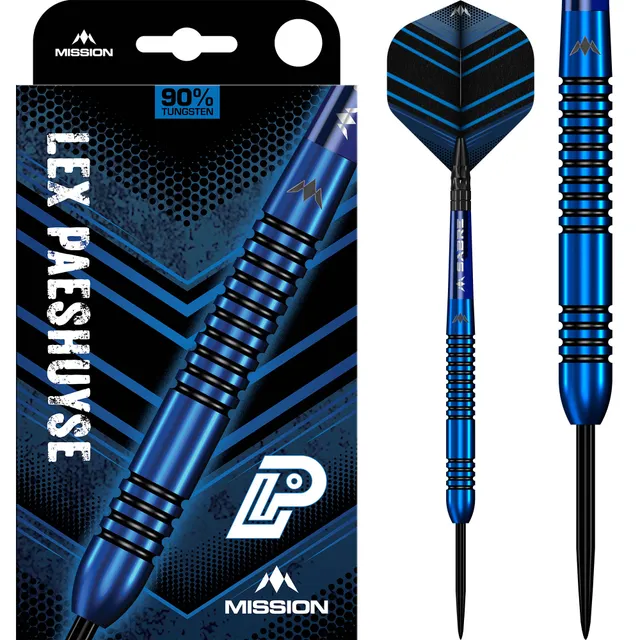 mission-lex-paeshuyse-steeldarts-90-tungsten-blau-22g image 1