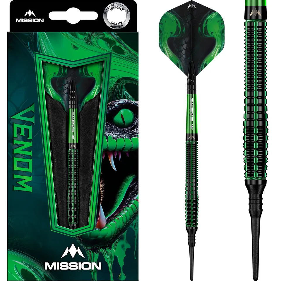 mission-venom-20g-softdarts-90-tungsten-schwarz-gr-n image 1